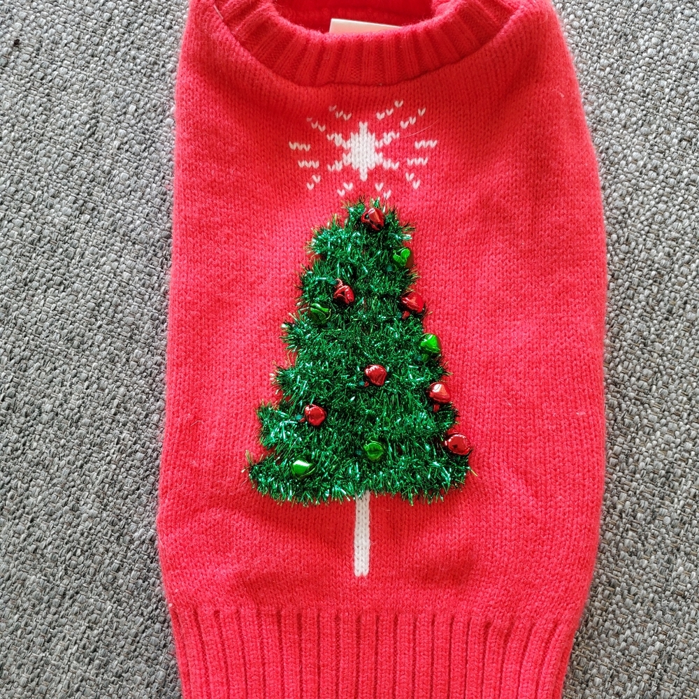Small dog Christmas sweater